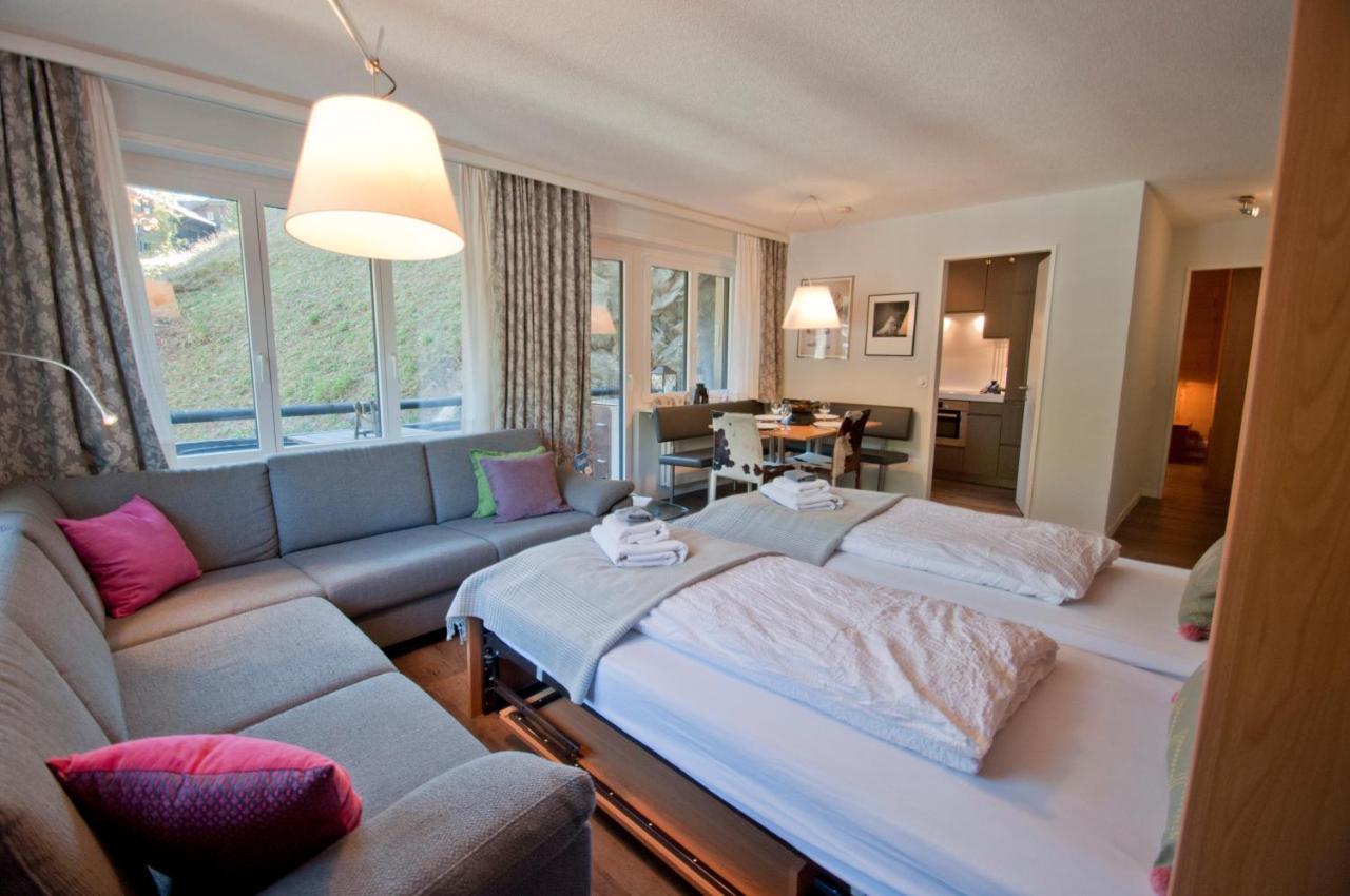 Haus Bodmen C, Apartment Edelweiss เซอร์แมท ภายนอก รูปภาพ